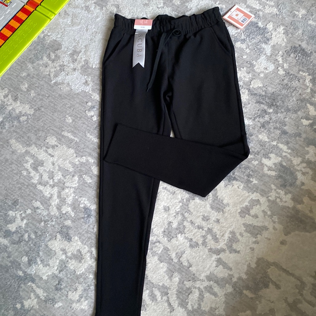 Black Pants Size M 95 Polyester Brand New New